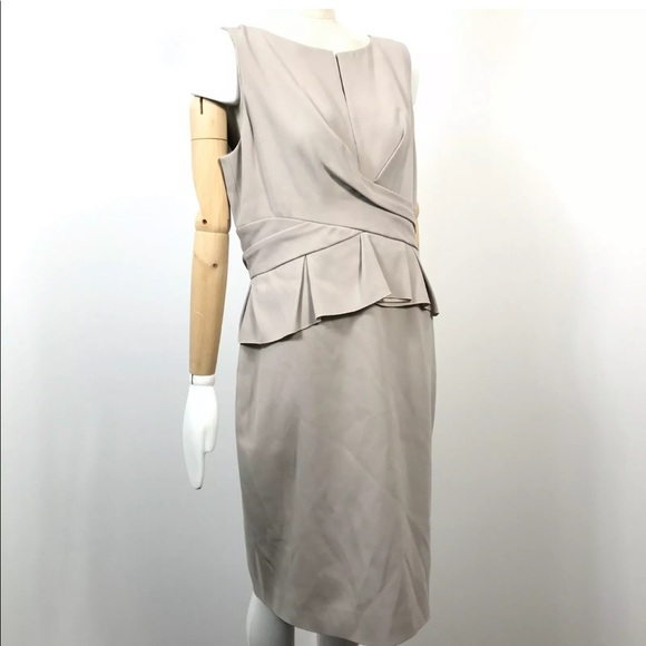 Paule Ka Women 100% Silk Dress Ruffled Size FR 44 - Picture 5 of 12